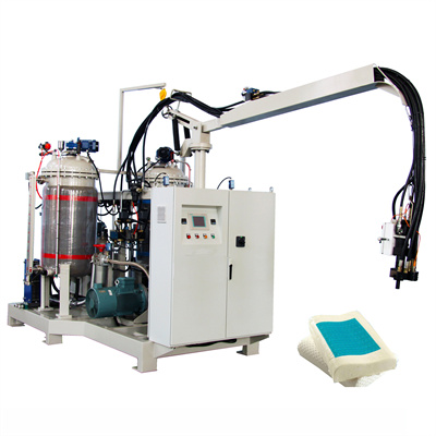Polüuretaanvahu sissepritsemasin, mis valmistab PU-vahust padjapatju