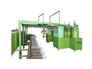 Three components Full Automatic End Cover Foaming Machine